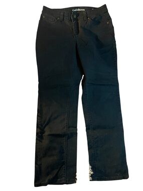 Croft & Barrow Black Curvy Stretch Straight-Leg Pants